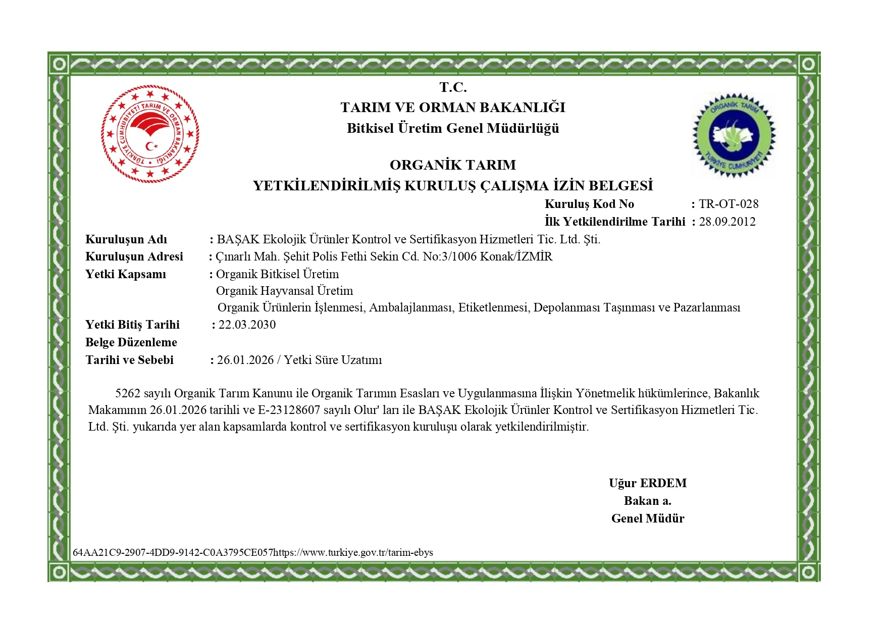 Yetkilendirilmiş Kuruluş Çalışma İzin Belgesi Güncel 22.03.2030 page 0001 (1)